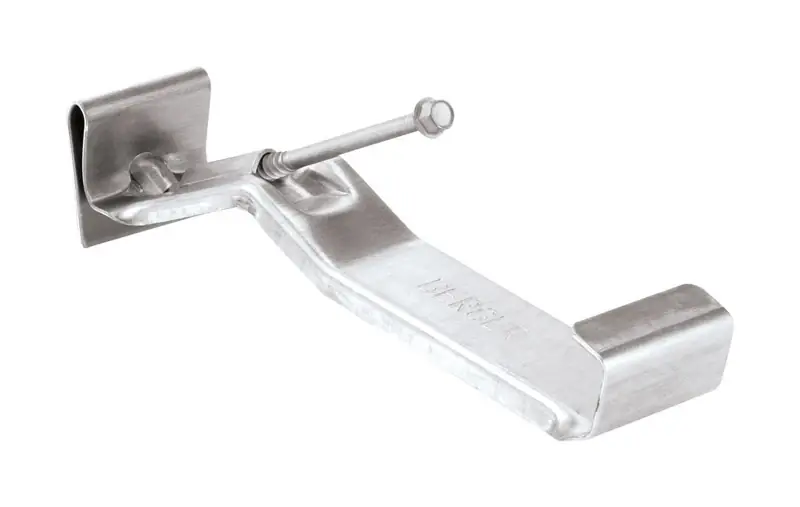 Amerimax 1.75 In. H X 5 In. W X 5.18 In. L Metallic Aluminum K Hidden Gutter Hanger