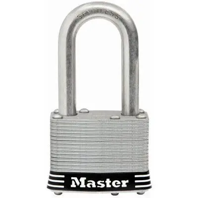 Keyed Laminated Padlock, 1-3/4 In., 1.5-In. Long Shackle