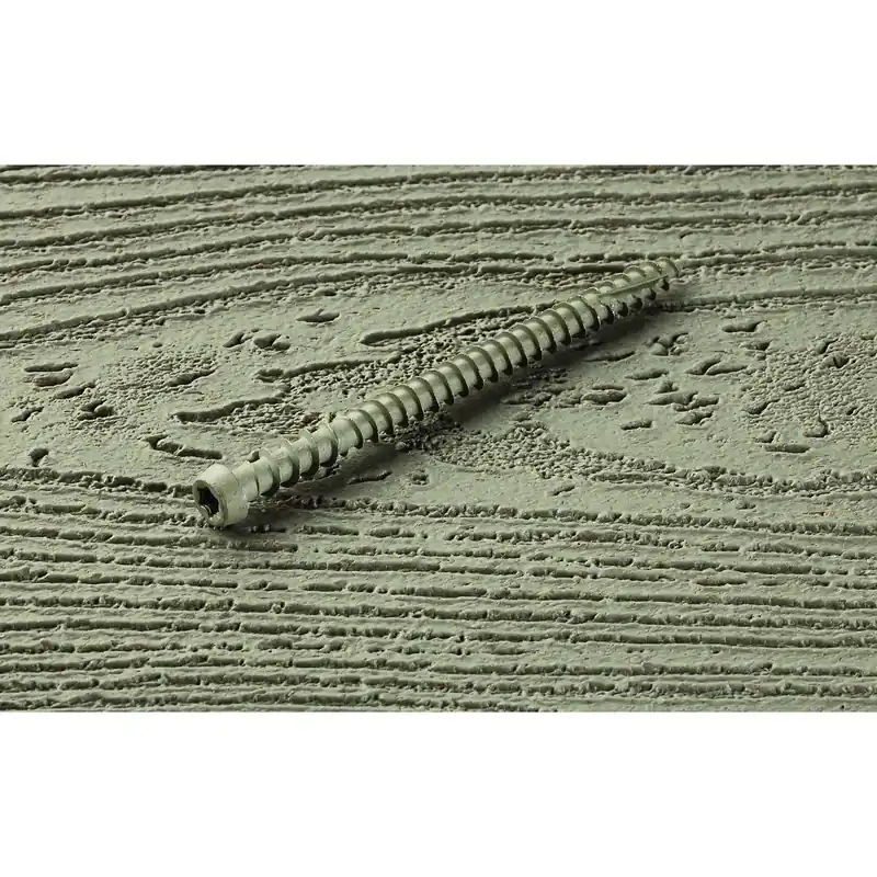 Starborn Cap-Tor No. 10 X 2-3/4 In. L Warm Gray Star Undercut Head Composite Deck Screws 350 Pk