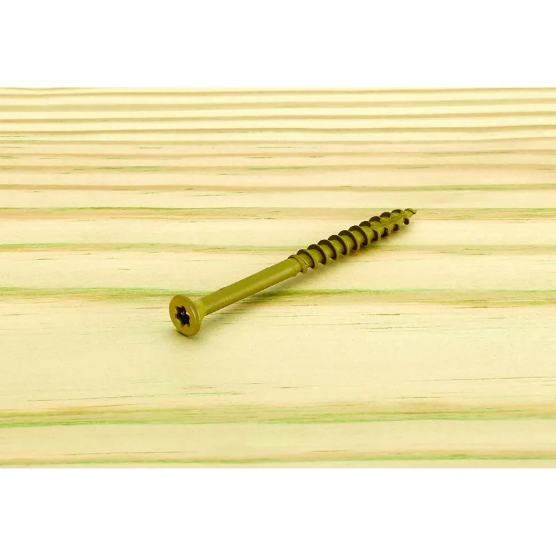 Starborn Deckfast No. 8 X 2 In. L Tan Star Flat Head Deck Screws 3500 Pk