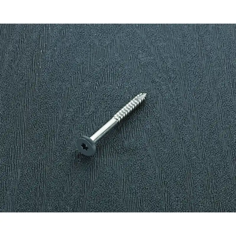 Starborn Deckfast No. 9 X 1-7/8 In. L Dark Slate Star Pan Head Fascia Screws 100 Pk