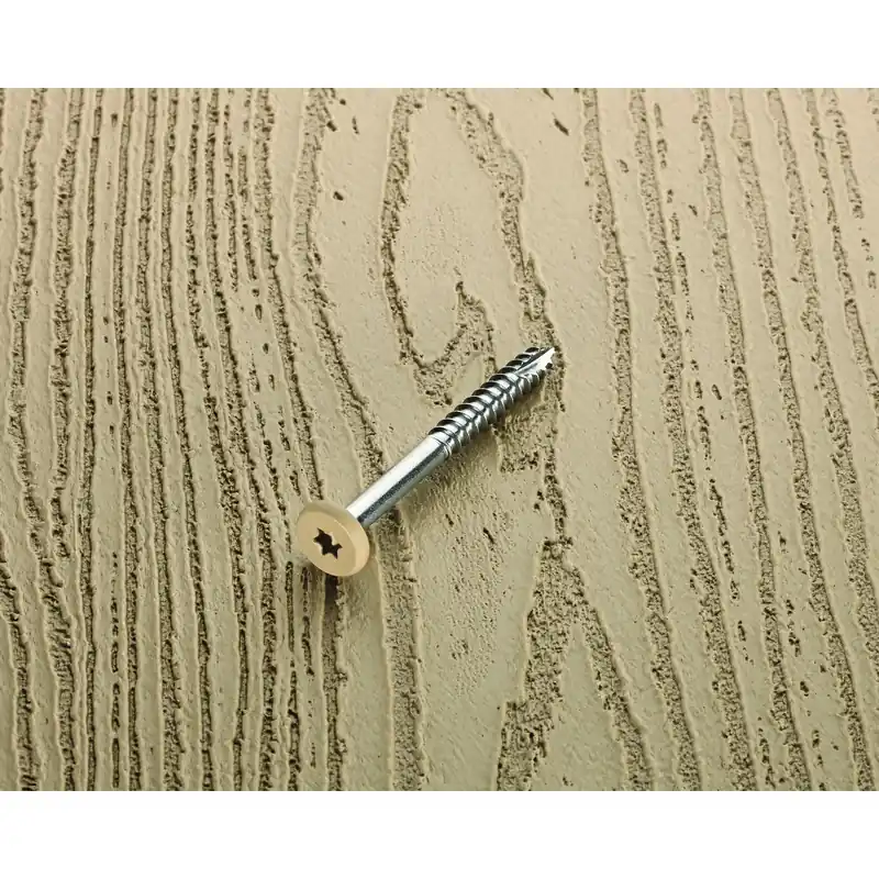 Starborn Deckfast No. 9 X 1-7/8 In. L Sand Star Pan Head Fascia Screws 100 Pk
