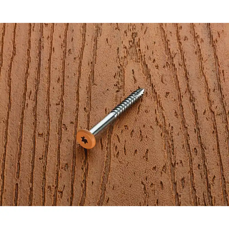 Starborn Deckfast No. 9 X 1-7/8 In. L Cedar Star Pan Head Fascia Screws 100 Pk