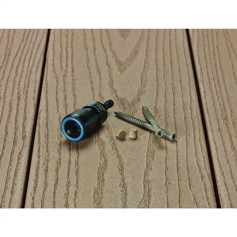 Starborn Pro Plug No. 10 X 2-3/4 In. L Brownstone Star Trim Head Deck Screws And Plugs Kit 1 Pk