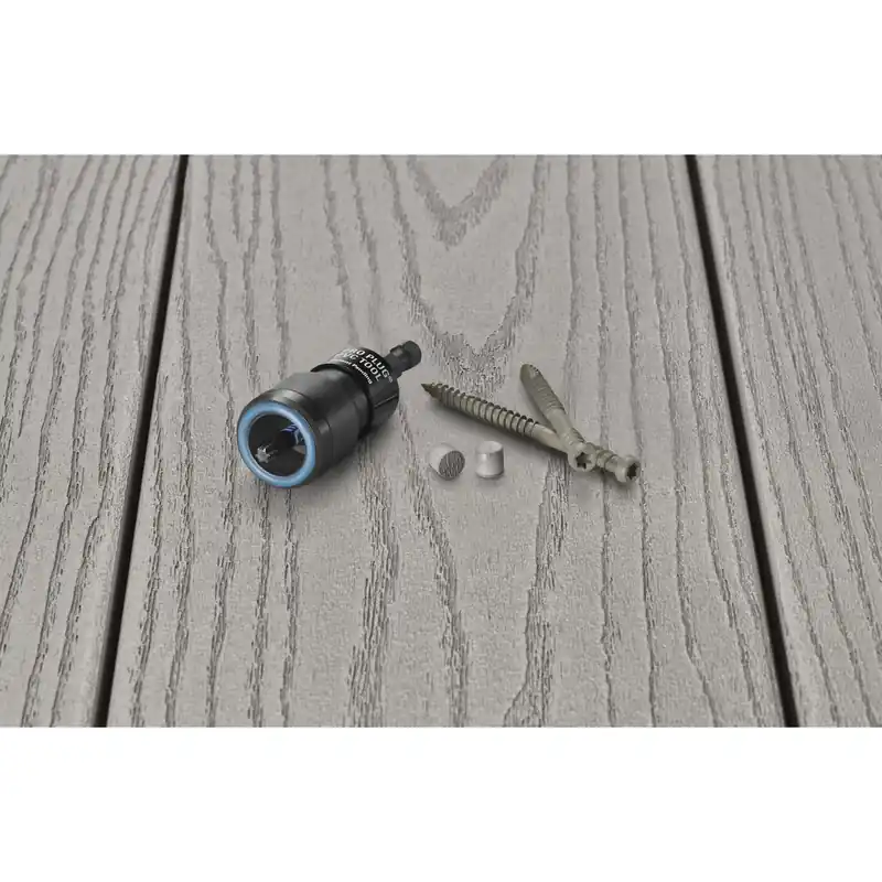Starborn Pro Plug No. 10 X 2-3/4 In. L Slate Gray Star Trim Head Deck Screws And Plugs Kit 1 Pk
