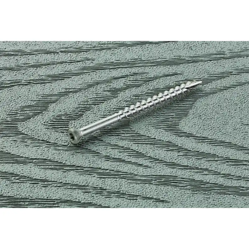 Starborn Headcote No. 8 X 2-1/2 In. L Gray Star Trim Head Deck Screws 350 Pk