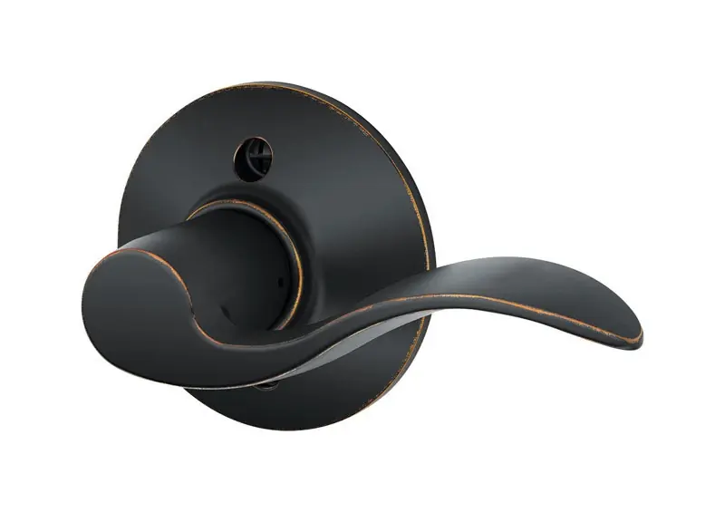 Accent Series F170acc716rh Right Hand Dummy Lever, Aged Bronze, Residential