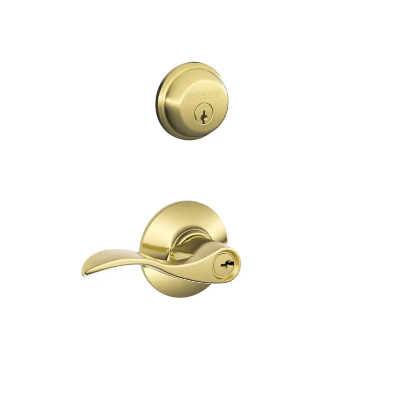 Accent Entry Lever 1-3/4 In. Steel With Ansi Grade 2 Security