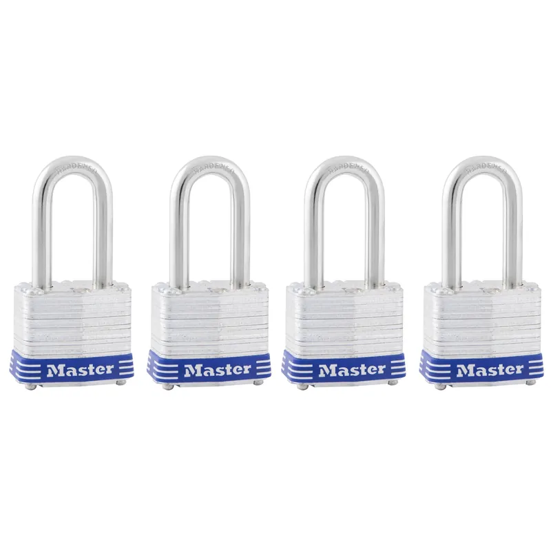 Master Lock 1-9/16 In. W Steel Pin Tumbler Exterior Padlock