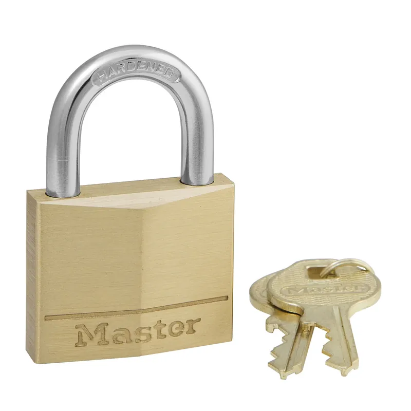 Master Lock 1-9/16 In. W Brass 4-Pin Cylinder Exterior Padlock