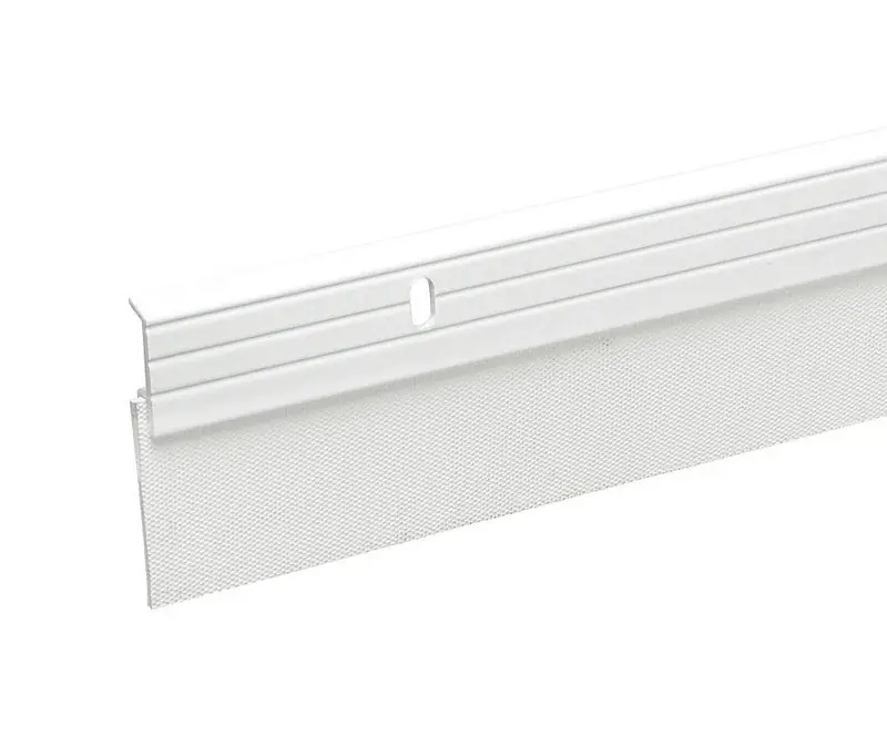 Frost King 36 In. L White Aluminum/Vinyl Door Sweep 1 Pk