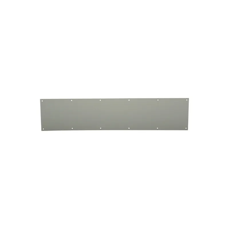 Ives 34 In. L Satin Gray Stainless Steel Push Plate 1 Pc