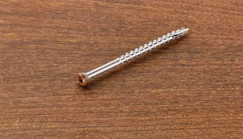 Starborn Headcote No. 8 X 2-1/2 In. L Brown Star Trim Head Deck Screws 1750 Pk