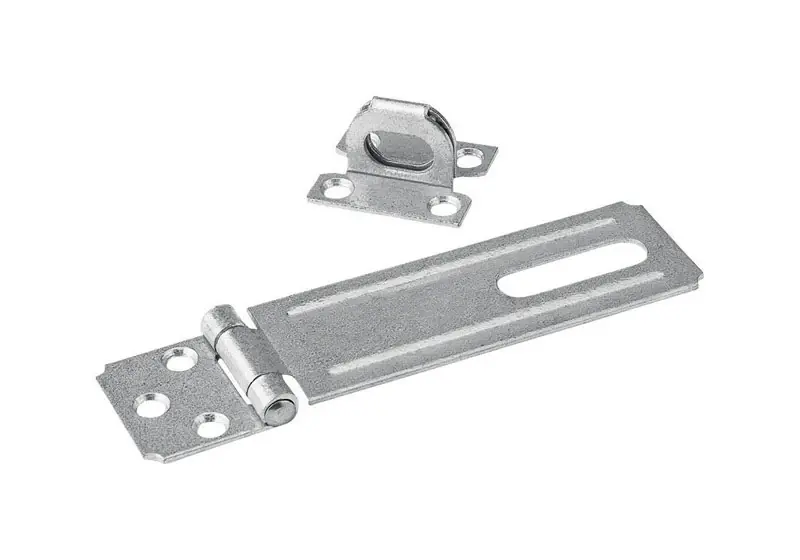 National Hardware Galvanized Steel 4-1/2 In. L Safety Hasp 1 Pk
