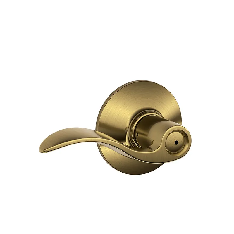 Accent Antique Brass Privacy Lever Right Or Left Handed F40acc609