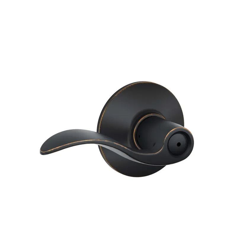 Aged Bronze Accent Privacy Door Lever F40acc716 For Bedrooms And Bathrooms