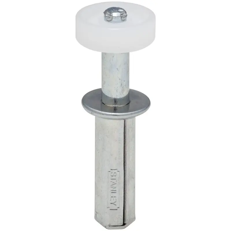 National Hardware Zinc-Plated Plastic/Steel Bi-fold Door Top Wheel Guide 1 Pk