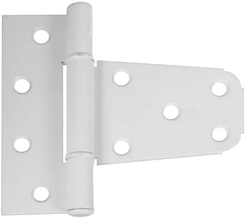 National Hardware 3.5 In. W X 3-1/2 In. L Aluminum Light Duty T Hinge 1 Pk
