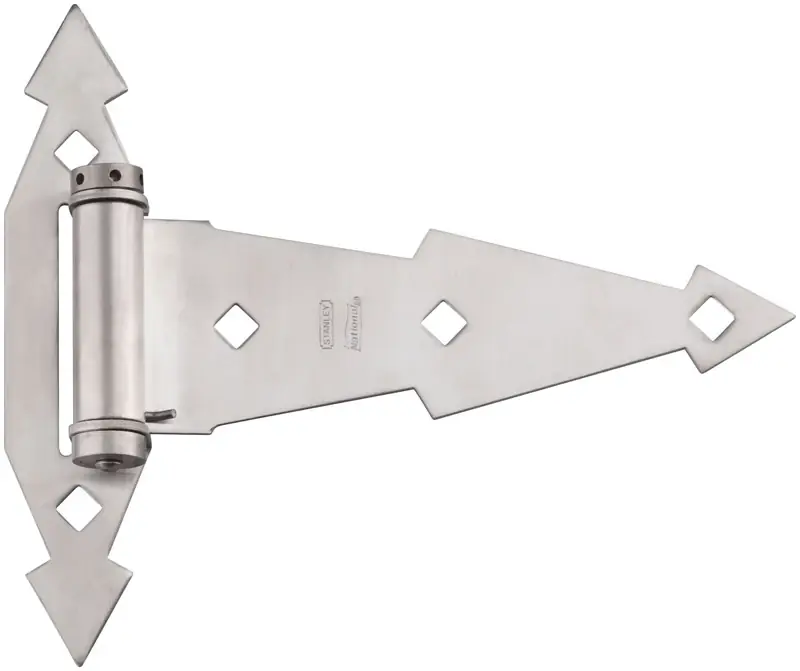National Hardware 7 In. W X 7 In. L Stainless Steel Stainless Steel Ornamental T Hinge 1 Pk