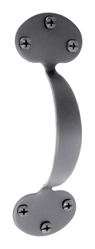 Acorn Rustic Traditional Door Pull Black 1 Pk