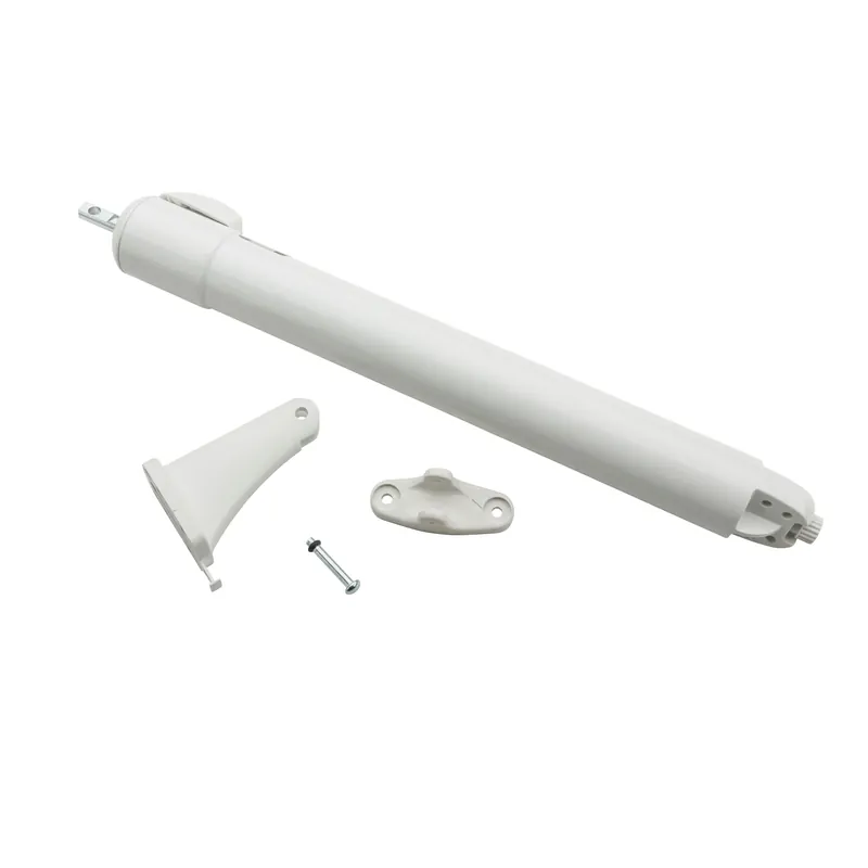 Touch ‘N Hold Door Closer, Satin White