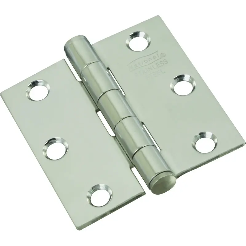 National Hardware 2-1/2 In. L Stainless Steel Door Hinge 2 Pk