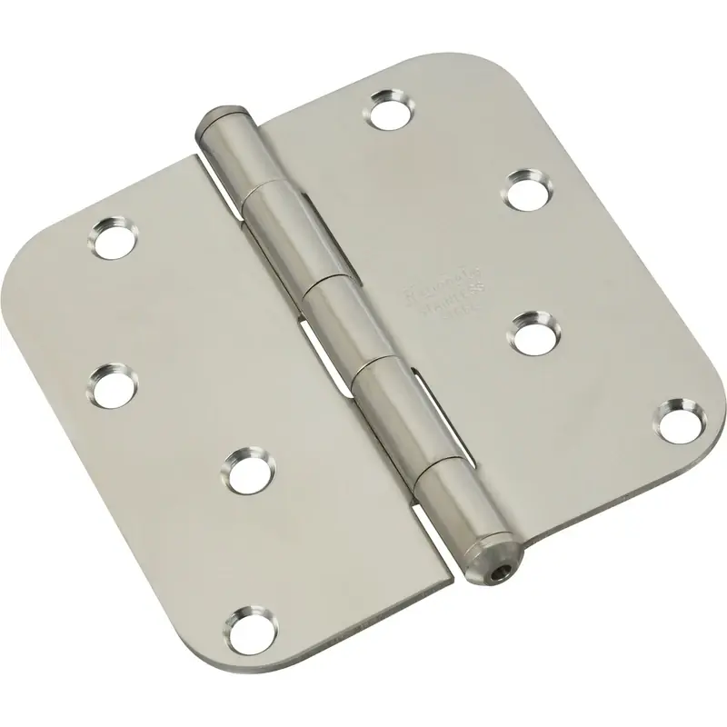 National Hardware 4 In. L Stainless Steel Door Hinge 1 Pk