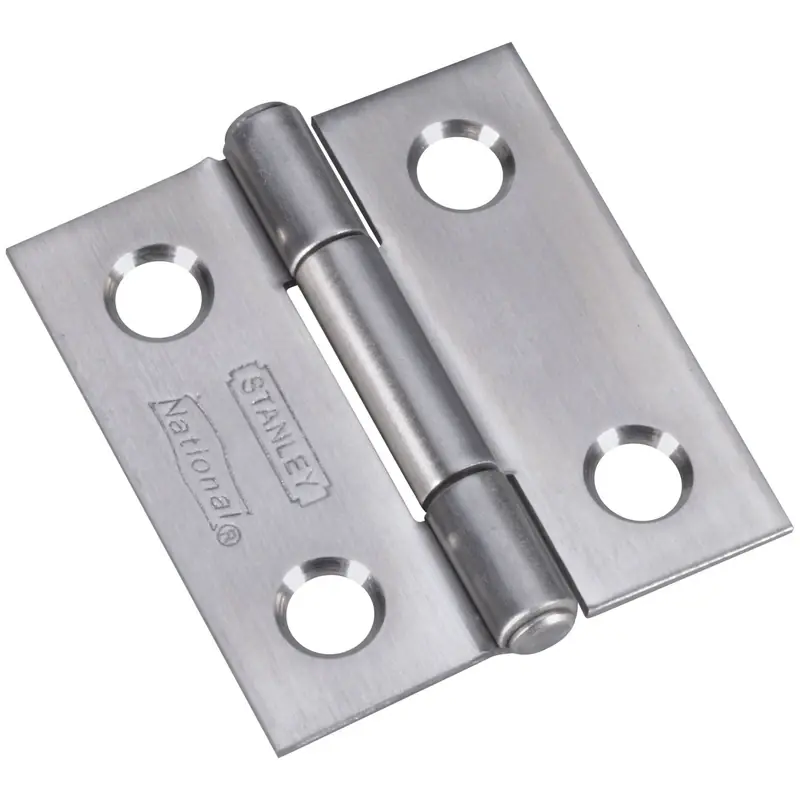 National Hardware 1-1/2 In. L Stainless Steel Door Hinge 2 Pk