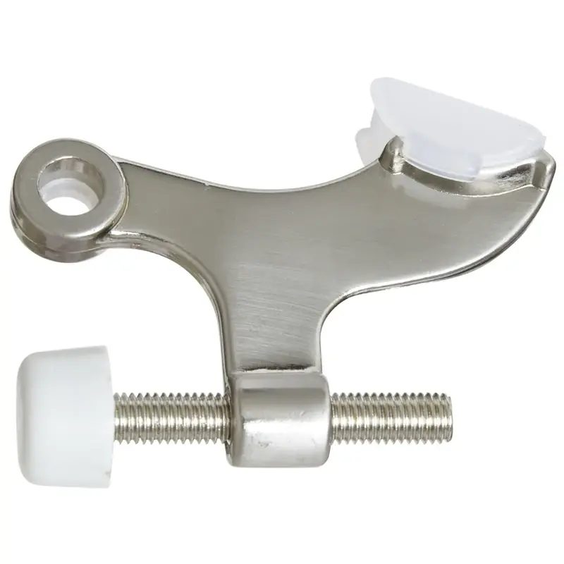 Hinge Pin Door Stop, Satin Nickel