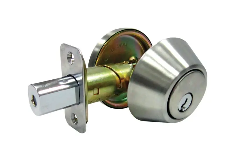 Satin Stainless Steel Single Cylinder Deadbolt 1-3/4 In Model Dl61