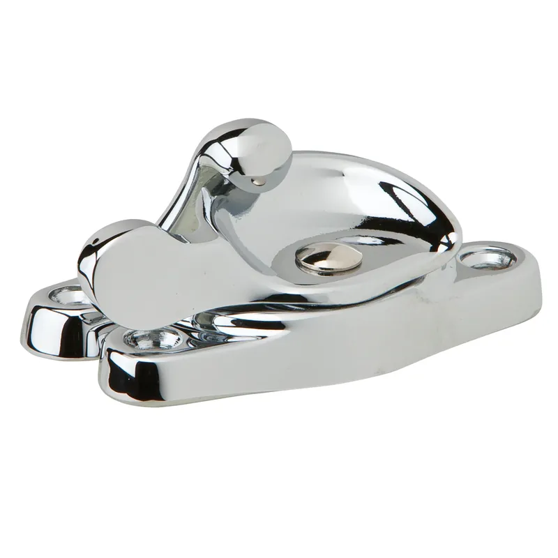 Ives Bright Chrome Brass Window Lock 1 Pk