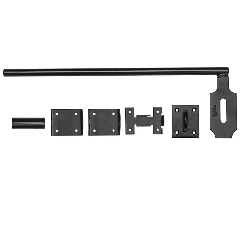 National Hardware 4.31 In. L Black Steel Cane Bolt 1 Pk