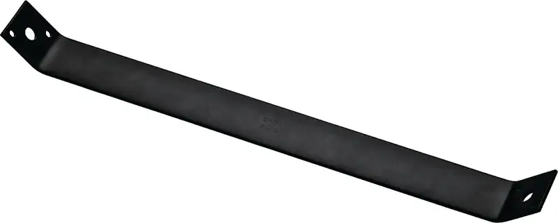 Strap Brace, Black Steel, 16.3 In.
