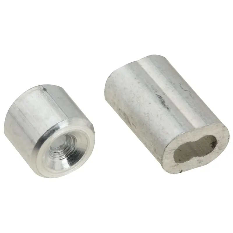 National Hardware 1/16 In. D Aluminum Cable Ferrules And Stops