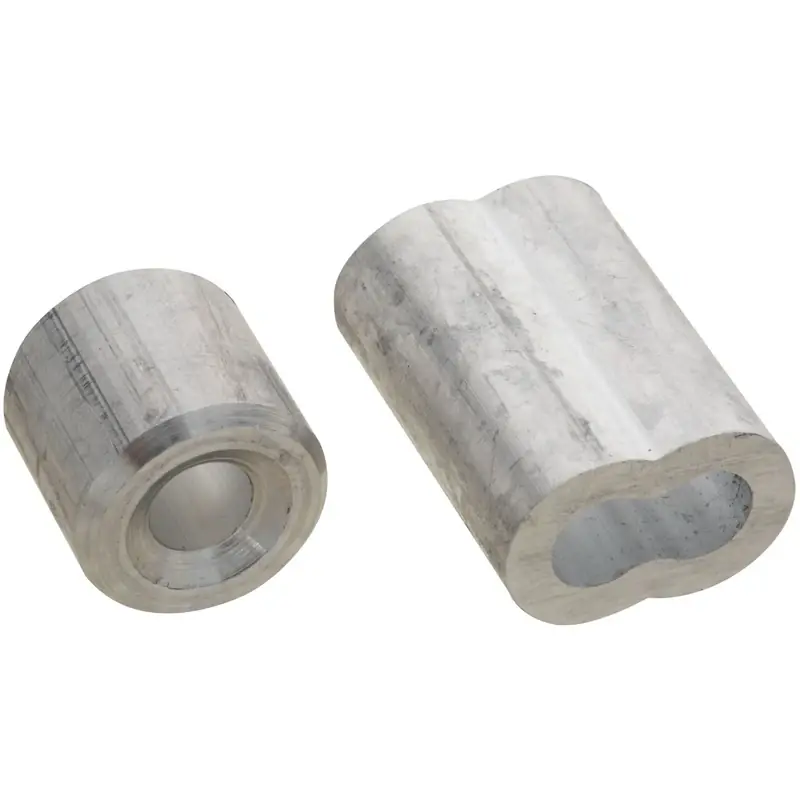 National Hardware 1/4 In. D Aluminum Cable Ferrules And Stops