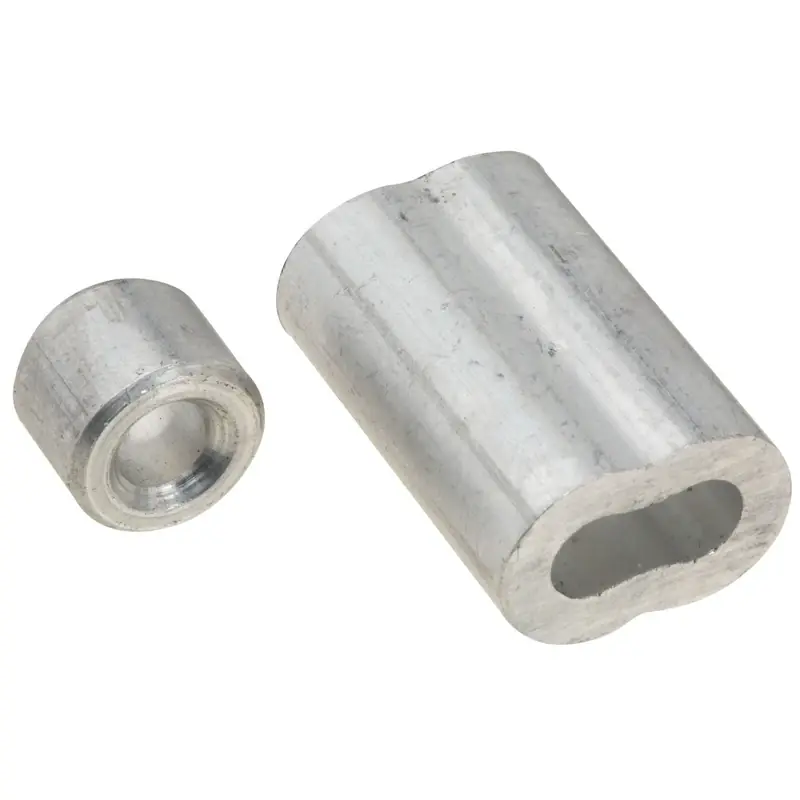 National Hardware 0.19 In. D Aluminum Cable Ferrules And Stops