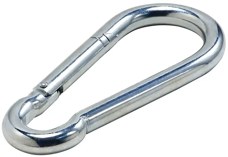 Safety Opening Interlocking Spring Snap, Zinc, 3/4 In.