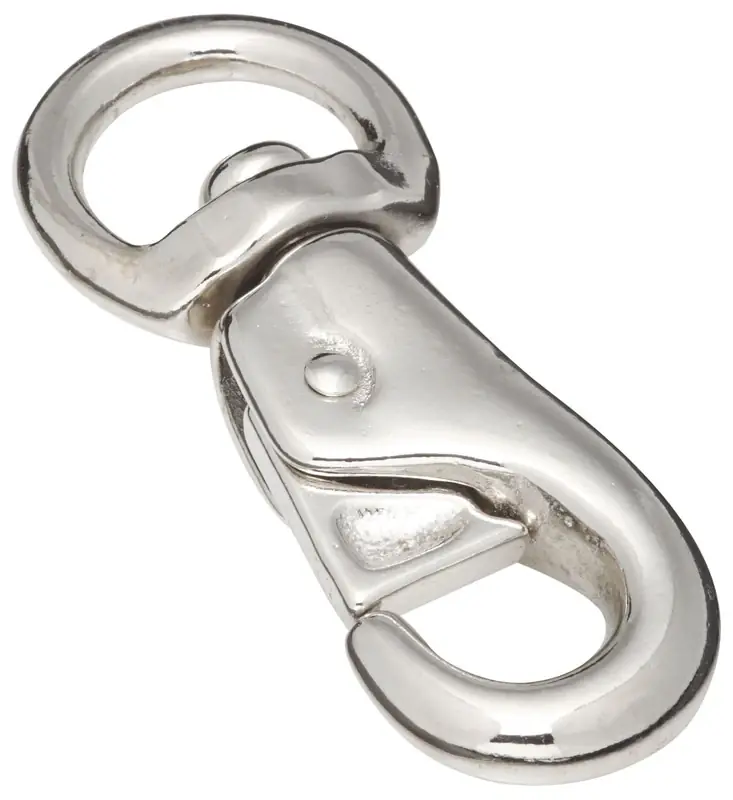 Cattle Snap, Nickel, 1 X 4-1/8 In.