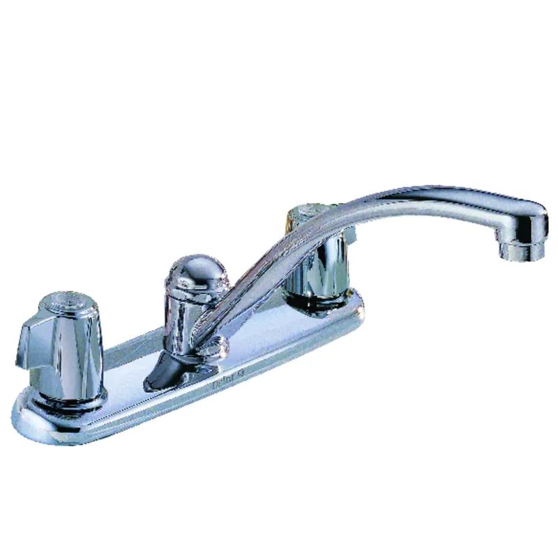 Classic Two Handle Chrome Pull-down Kitchen Faucet Model 2100lf