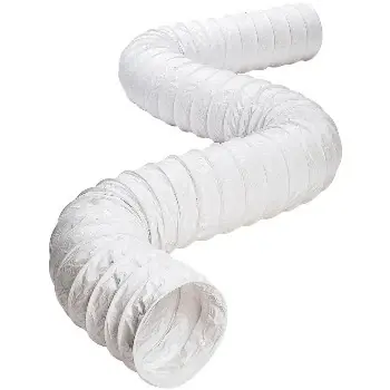 Deflecto Bh450w 4 Inch X 50 Foot White Vinyl Flex Duct