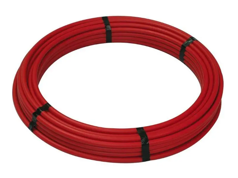 PEX Coil Pipe, Red, 1/2 In. Copper Tube Size X 300 Ft.