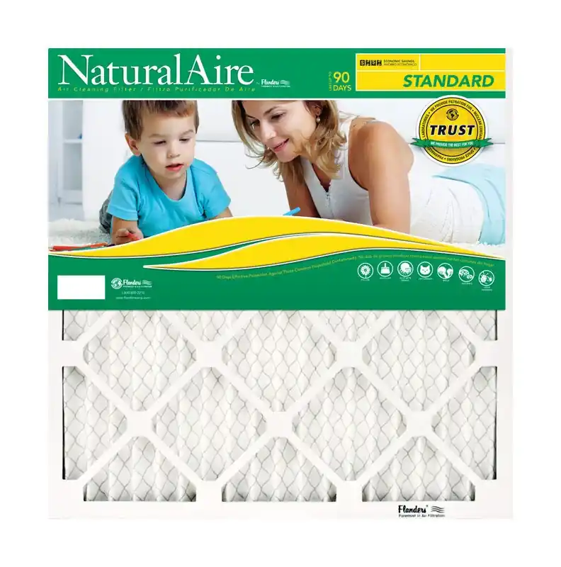NaturalAire 24 In. W X 24 In. H X 1 In. Synthetic 8 MERV Pleated Air Filter 1 Pk