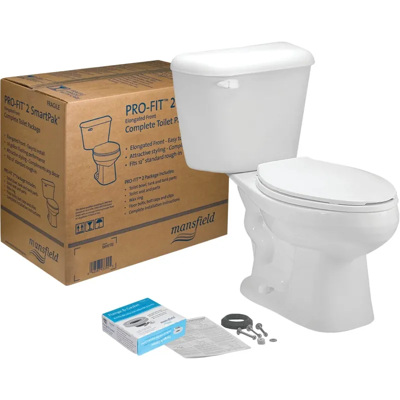 Alto Pro-Fit 2 Toilet Kit, White