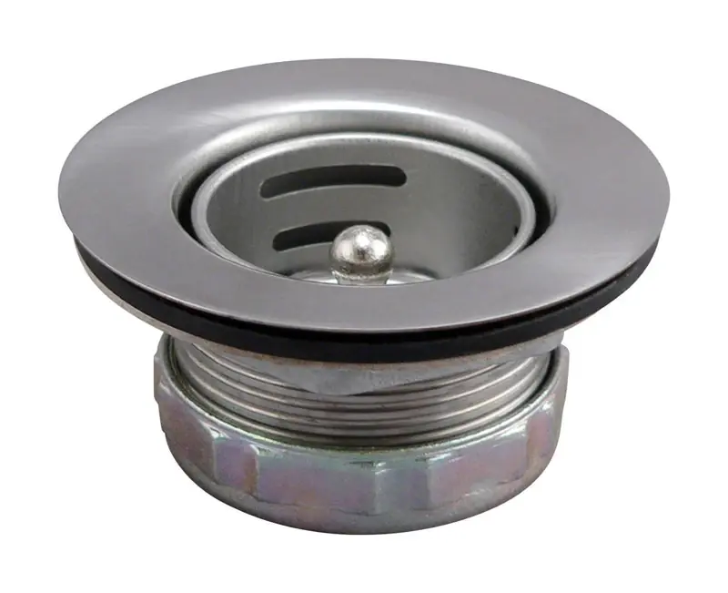 Jr. Duo 2-1/2 In. Chrome-plated Stainless Steel Sink Strainer Assembly