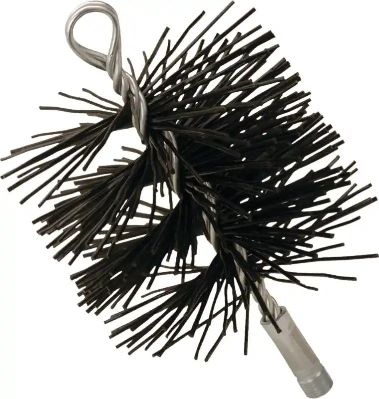 Chimney Brush, Black Polypropylene, 8 In. Round