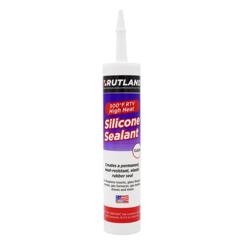 High Heat Silicone Sealant 10.3 Oz - 500°f Rtv Clear Sealant