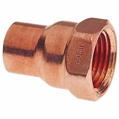 Mueller Industries W 61264 1 X .75 In. Female Pipe Thread Wrot Copper Adapter