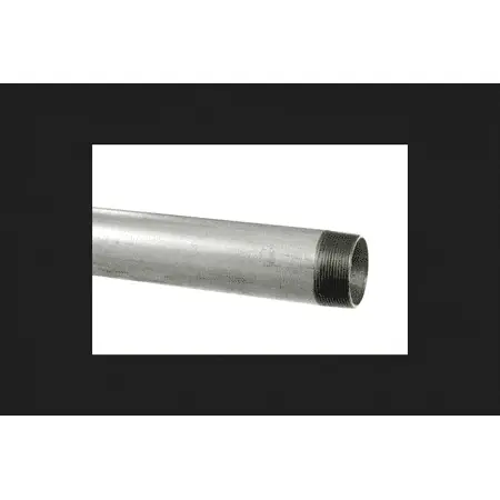 Galvanized Steel Pipe Threaded Both Ends 1/2 Inch X 10 Feet