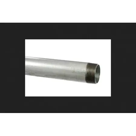 Galvanized Steel Pipe Threaded Both Ends 1-1/4 Inch Diameter X 10 Feet Length