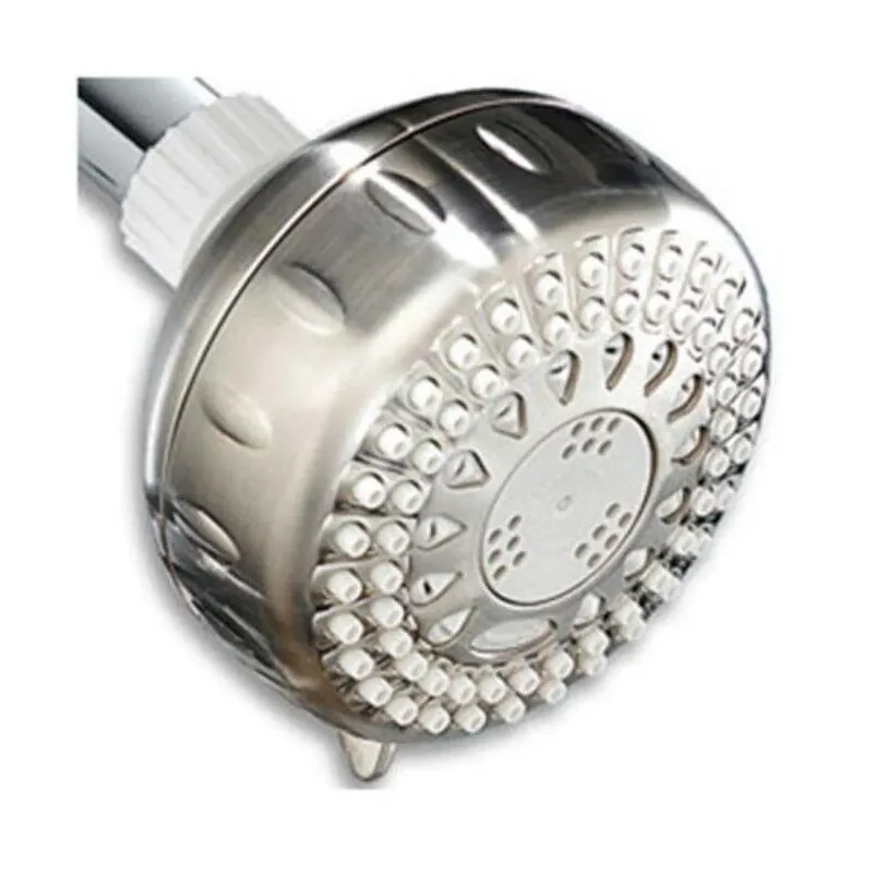 Trs-529 Elements 5-mode Fixed Mount Shower Head In Brushed Nickel
